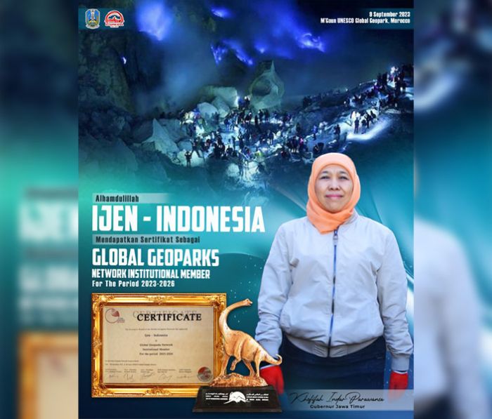 Geopark Ijen Resmi Ditetapkan Sebagai UNESCO Global Geopark