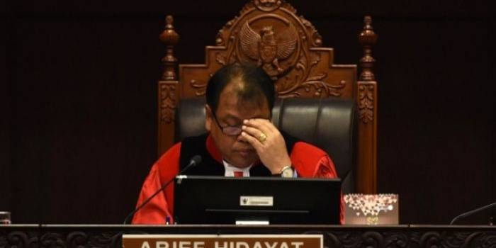 Ketua Mahkamah Konstitusi Arief Hidayat.  Foto: Antara/Tempo