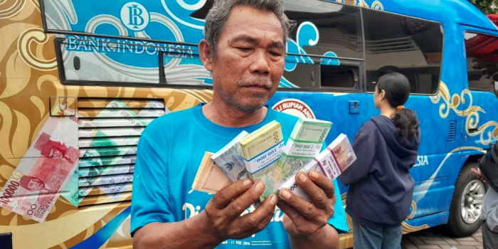Penukaran uang baru Bank Indonesia di Solo (dok. RRI)