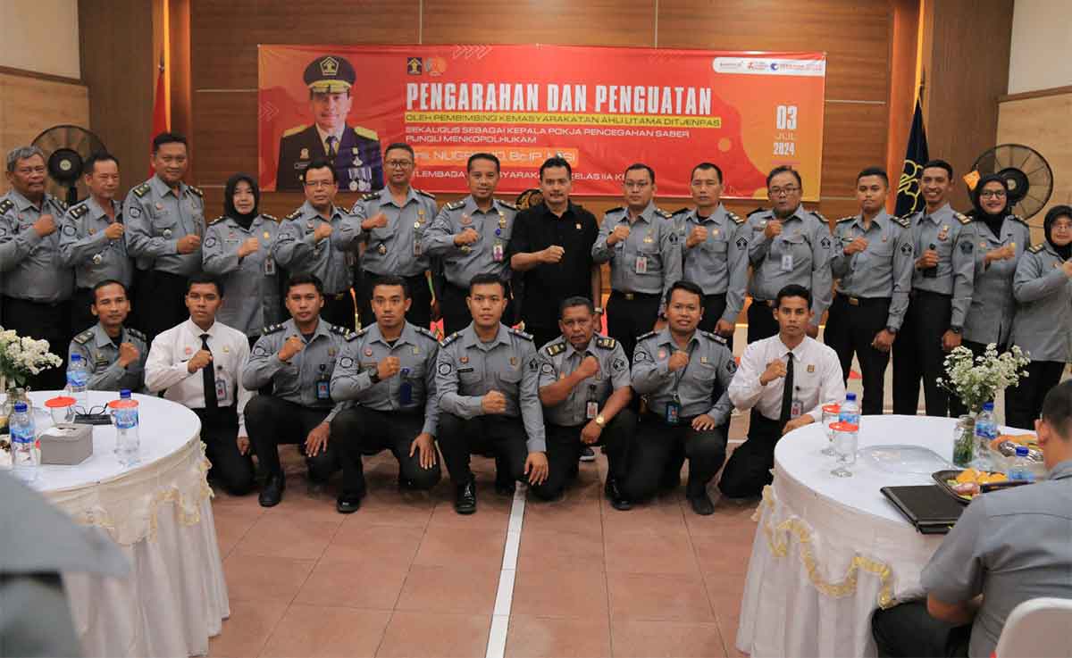 Lapas Kediri Mendapat Kunjungan dan Pengarahan dari PK Ahli Utama Ditjen Pas