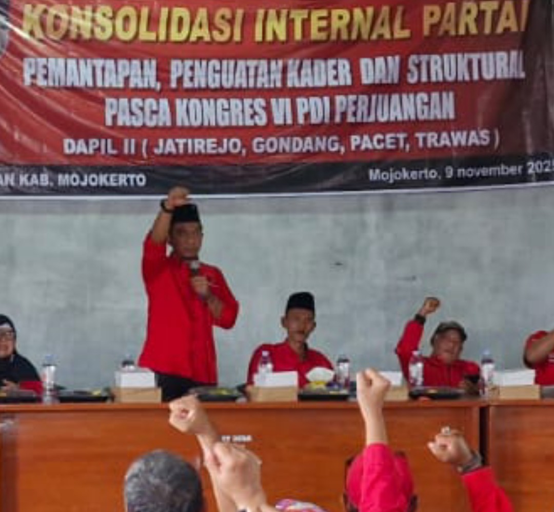 Elia Joko Sambodo saat memimpin konsolidasi