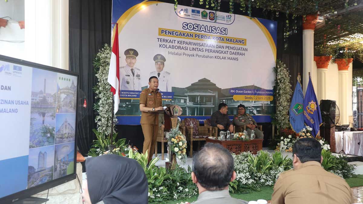 Pemkot Malang Perkuat Penegakan Perda Pariwisata Lewat Kolaborasi Lintas OPD