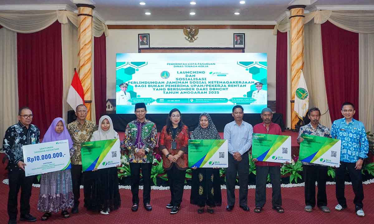 Lindungi Pekerja Informal, Pemkot Pasuruan Gandeng BPJS Ketenagakerjaan