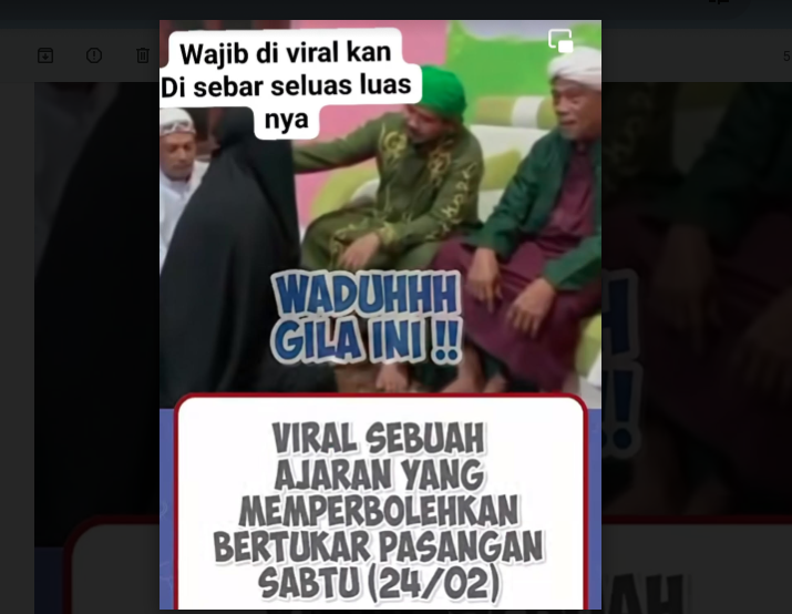 Tangkap layar konten yang viral di medsos