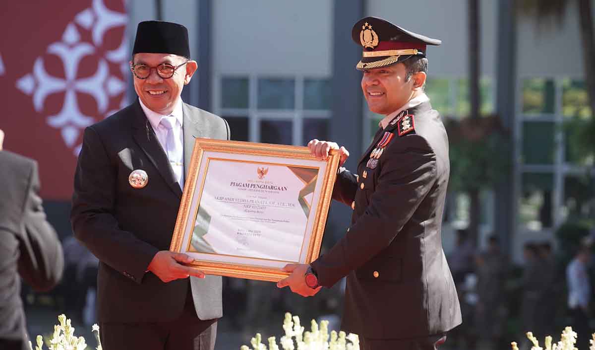 Peringatan Hari Lahir Pancasila 2025, Kapolres Batu Raih Penghargaan
