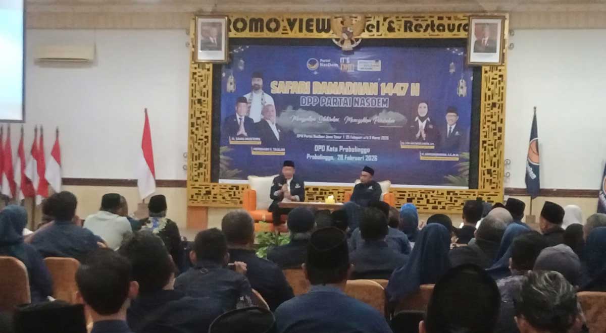 Safari Ramadhan NasDem di Kota Probolinggo.
