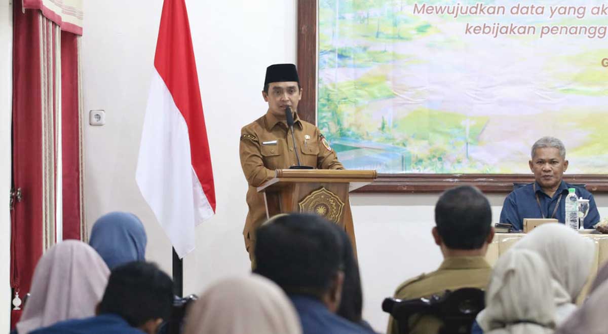 Wali Kota Pasuruan ketika memberi sambutan.