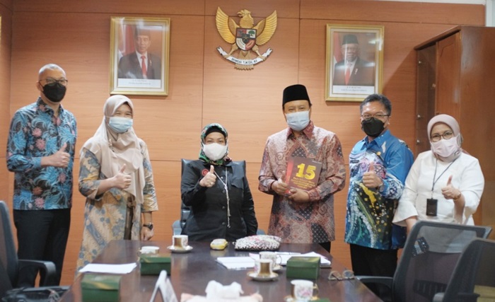 Wali Kota Pasuruan Saifullah Yusuf bersama jajaran saat melakukan kunjungan ke KemenPANRB.
