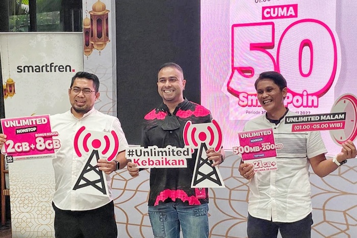Smartfren kembali menebar berbagai promo dan program spesial, berupa promo add-on Unlimited Malam Full Speed, yang membuat internetan selama sahur makin banter dan seru.