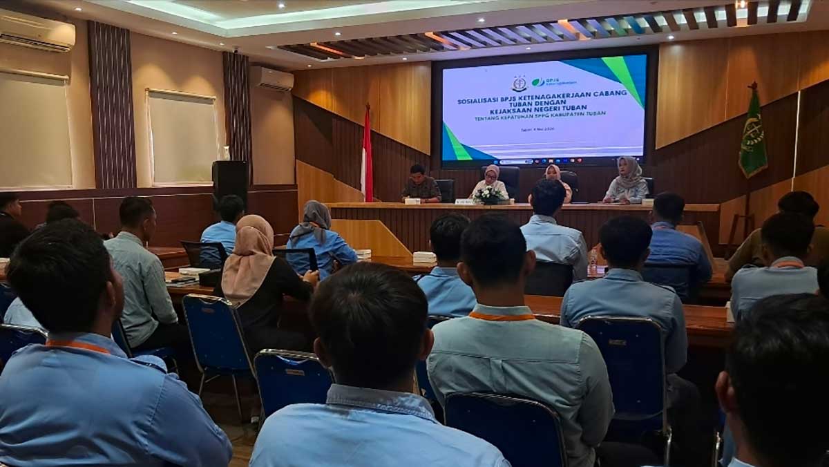 Gandeng Kejaksaan, BPJS Naker Tuban Dorong Relawan SPPG Daftar Jaminan Sosial