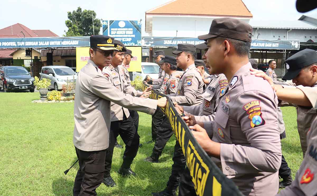 Kapolres Mojokerto Kota Pimpin Latkapuan Dalmas