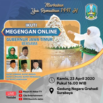 Sambut Ramadhan, Sore Nanti Gubernur Khofifah Siapkan 1.441 Apem untuk Megengan Online