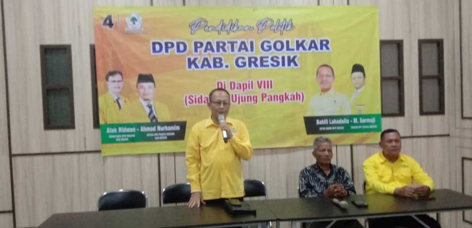 Ahmad Nurhamim Tegaskan Tidak Ada Jual Beli Suara Dalam Pemilihan Ketua DPD Golkar Gresik
