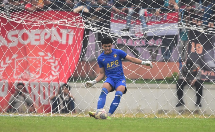 Pemain Persik Kediri saat berlaga. foto: ist.