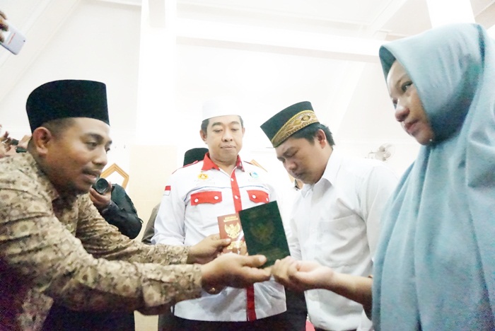 Jadi Tahanan, Pengedar Narkoba Lakukan Ijab Kabul di Polres Jombang