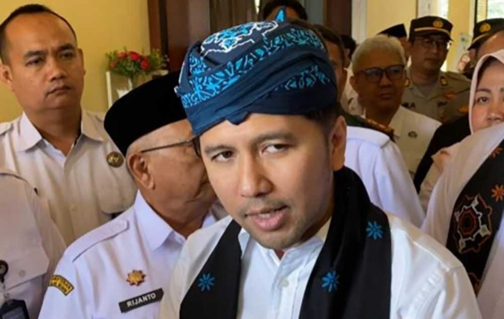 Wakil Gubernur Jatim Emil Dardak memberikan keterangan usai penyerahan remisi di LPKA Blitar dalam rangka peringatan Hari Anak Nasional 2025, Rabu (23/7/2025).