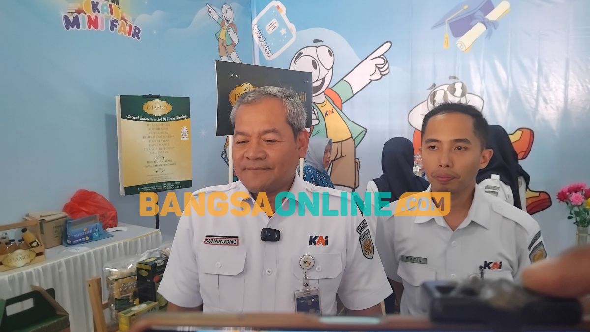  VP Daop 7 Madiun, Suharjono. Foto: Hendro Suhartono/BANGSAONLINE