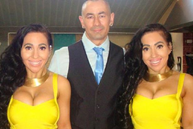 Anna dan Lucy DeCinque dan pacar bersama, Ben Byrne. foto: mirror.co.uk