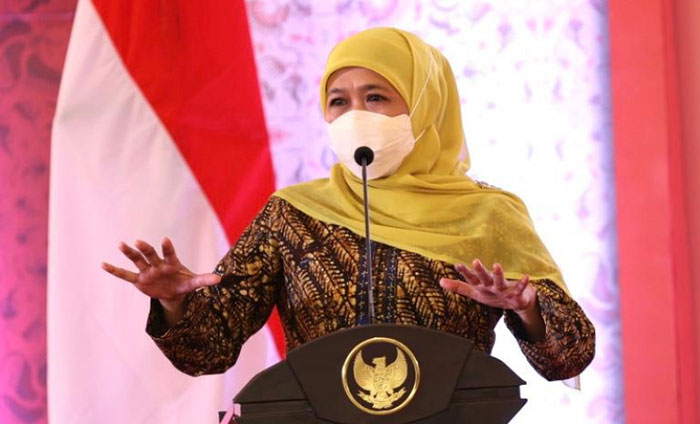 Gubernur Jatim, Khofifah Indar Parawansa.