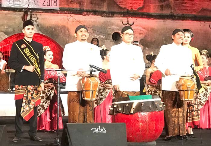 Bupati Ngawi Budi Sulistyono saat membuka acara.