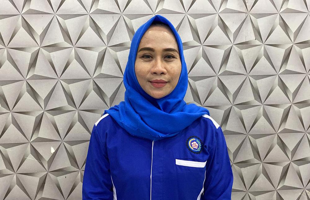 Anis Yuliati, Ketua PC RTMM-SPSI Kabupaten Bojonegoro.