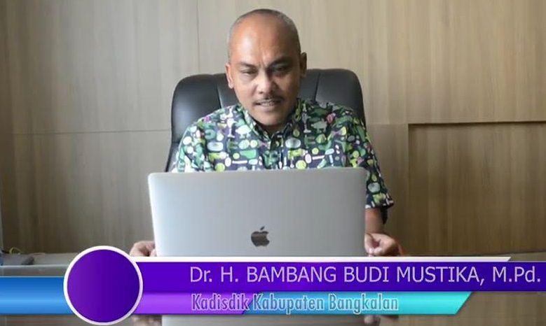 Kepala Dinas Pendidikan Bangkalan, Bambang Budi Mustika.