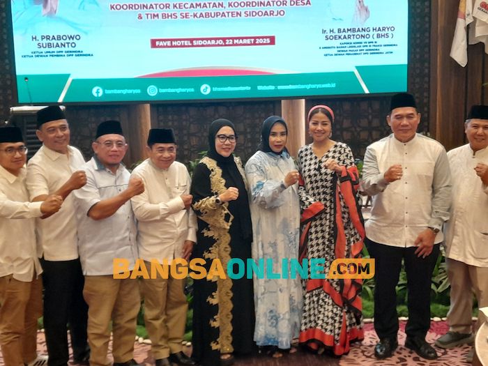 Silaturahmi Bersama Relawan dan Kader Gerindra di Sidoarjo, BHS Serap Aspirasi