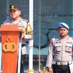 Kapolres Ngawi saat memberi sambutan.