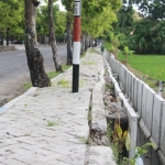 Salah satu proyek saluran air yang mangkrak hingga saat ini.