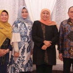 Gubernur Jawa Timur Khofifah Indar Parawansa bersama Gubernur Sumatra Utara Edy Rahmayadi. foto: istimewa/ bangsaonline.com