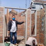 Salah satu rumah warga miskin di Kabupaten Pasuruan yang mendapatkan program rehab RTLH.