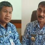 Wakil Bupati Pacitan Yudi Sumbogo (kanan) dan Sekda Heru Wiwoho Supadi Putro.