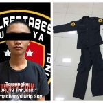 Pelaku penganiayaan berinisial AJP (19) asal Banyu Urip Surabaya.