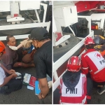 Evakuasi korban kecelakaan di Surabaya.