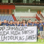 DPSDA saat aksi moral mensikapi batalnya Indonesia jadi tuan rumah Piala Dunia U-20