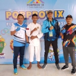 Atlet cabor Kempo Kontingen Kabupaten Mojokerto yang meraih medali di ajang Porprov IX Jatim