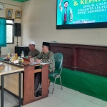 WAWANCARA: Salah satu Bacaleg PKB Sidoarjo mengikuti UKK, Minggu (19/3/2023). foto: MUSTAIN/ BANGSAONLINE