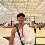 Muhammad Fajrul Falah (18), salah satu jemaah muda dari Embarkasi Batam (BTH) asal Pontianak.