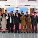 Wabup Mojokerto, Rizal Octavian, foto bersama jajaran pengurus baru DPPI Mojokerto Periode 2025-2029. (Ist)