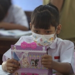 Siswa SD saat mengikuti pembelajaran tatap muka. foto: ist.