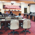 Suasana Paripurna dengan agenda Pemandangan Umum RAPBD TA 2021, Senin (16/11/2020).