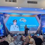 Bupati Pasuruan saat memberi sambutan.