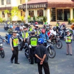 Ops Patuh Semeru yang digelar di Mapolres pasuruan, Senen (22/05/2017) sore tadi. Dalam 14 hari, 4908 pelangar disidangkan. foto: ANDY F/ BANGSAONLINE