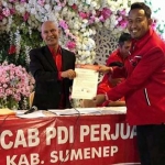Achmad Fauzi Ketua DPC PDIP Kabupaten Sumenep masa bhakti 2019-2024.