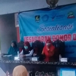 TP-PKK Kabupaten Sumenep menggandeng PMI menggelar Sosialisasi Kesadaran Donor Darah di Pendopo Kantor Camat Pragaan, Senin (7/6/2021). (foto: ist)