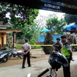 Lokasi Rumah Arwan saat didatangi anggota Tim Jihandak Brimob Polri.