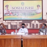 Pemkot Pasuruan melalui Bagian Organisasi menyelenggarakan Sosialisasi Penyederhanaan Birokrasi dan Evaluasi Kelembagaan, di Gedung Gradika, Jumat (26/11/2021).