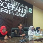 Launching loket layanan informasi di RSUD Soebandi.