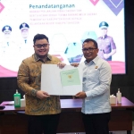 Bupati Kediri, Hanindhito Himawan Pramana, dan Kepala Kejari Kabupaten Kediri, Chandra Eka Yustisia. Foto: Ist