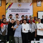 Suasana saat Musorkablub KONI Pamekasan yang mempercayai Djohan Susanto sebagai nahkoda baru periode 2021-2025.